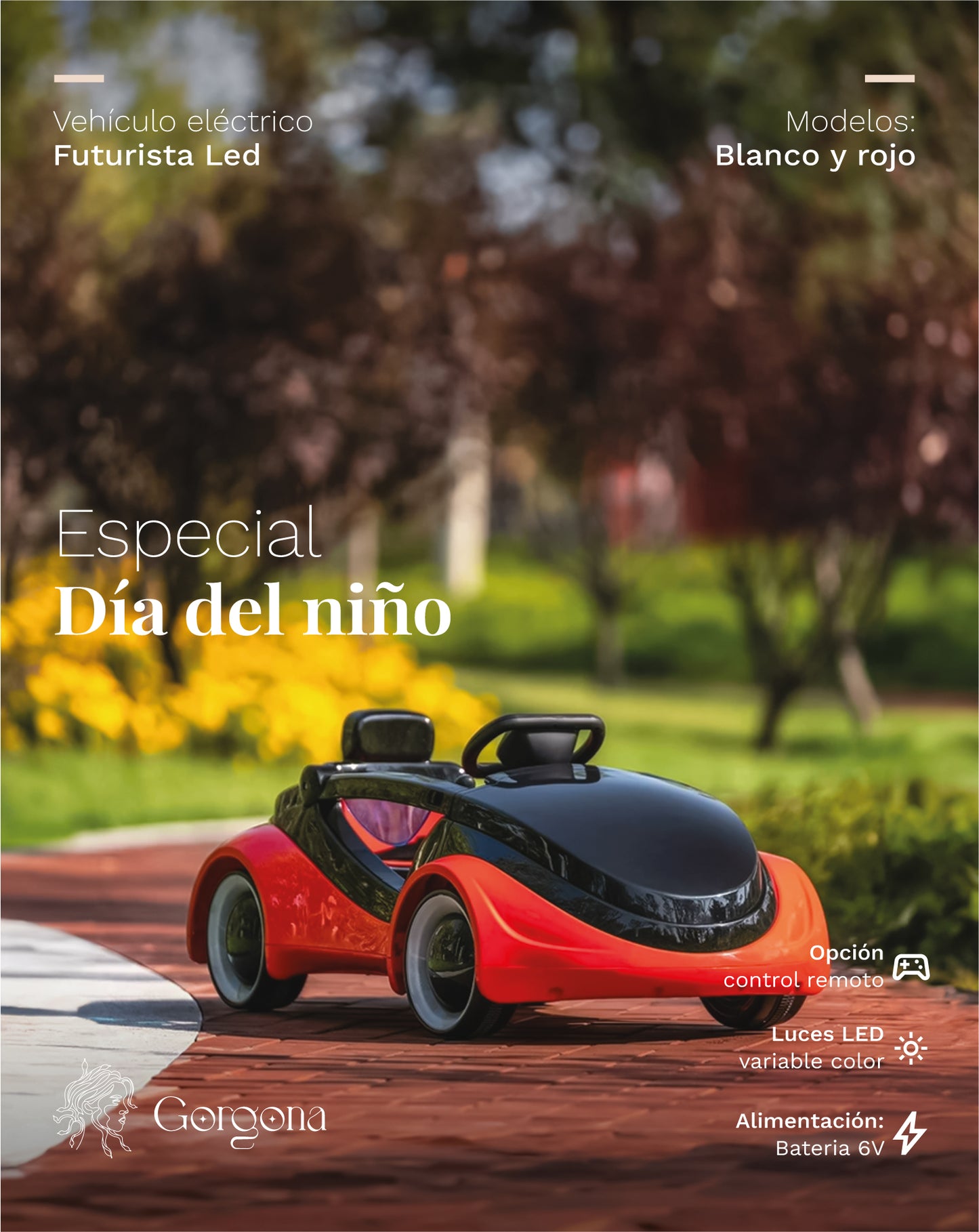 Vehículo Futurista LED