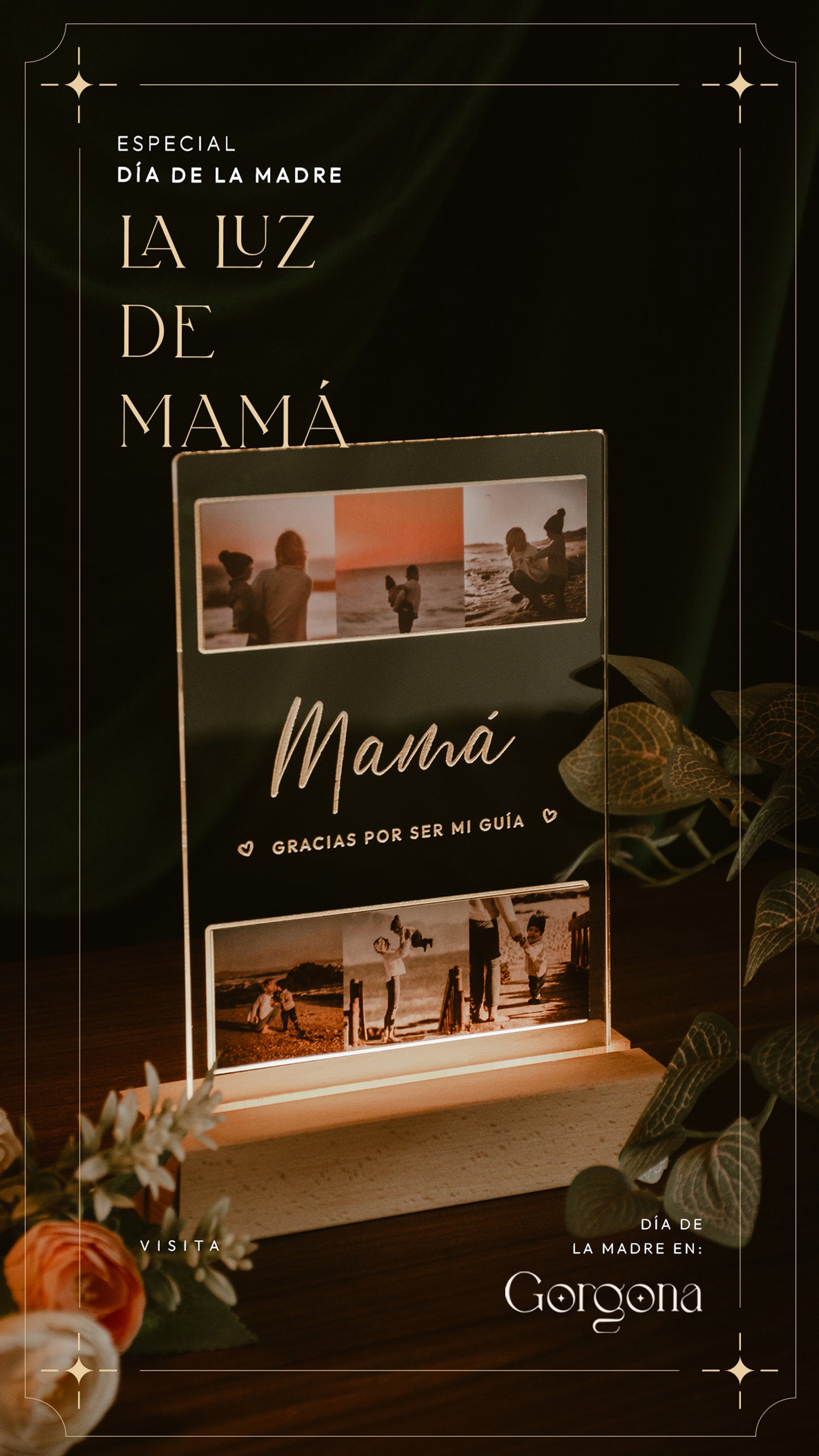 Base Madera Luz de Mamá