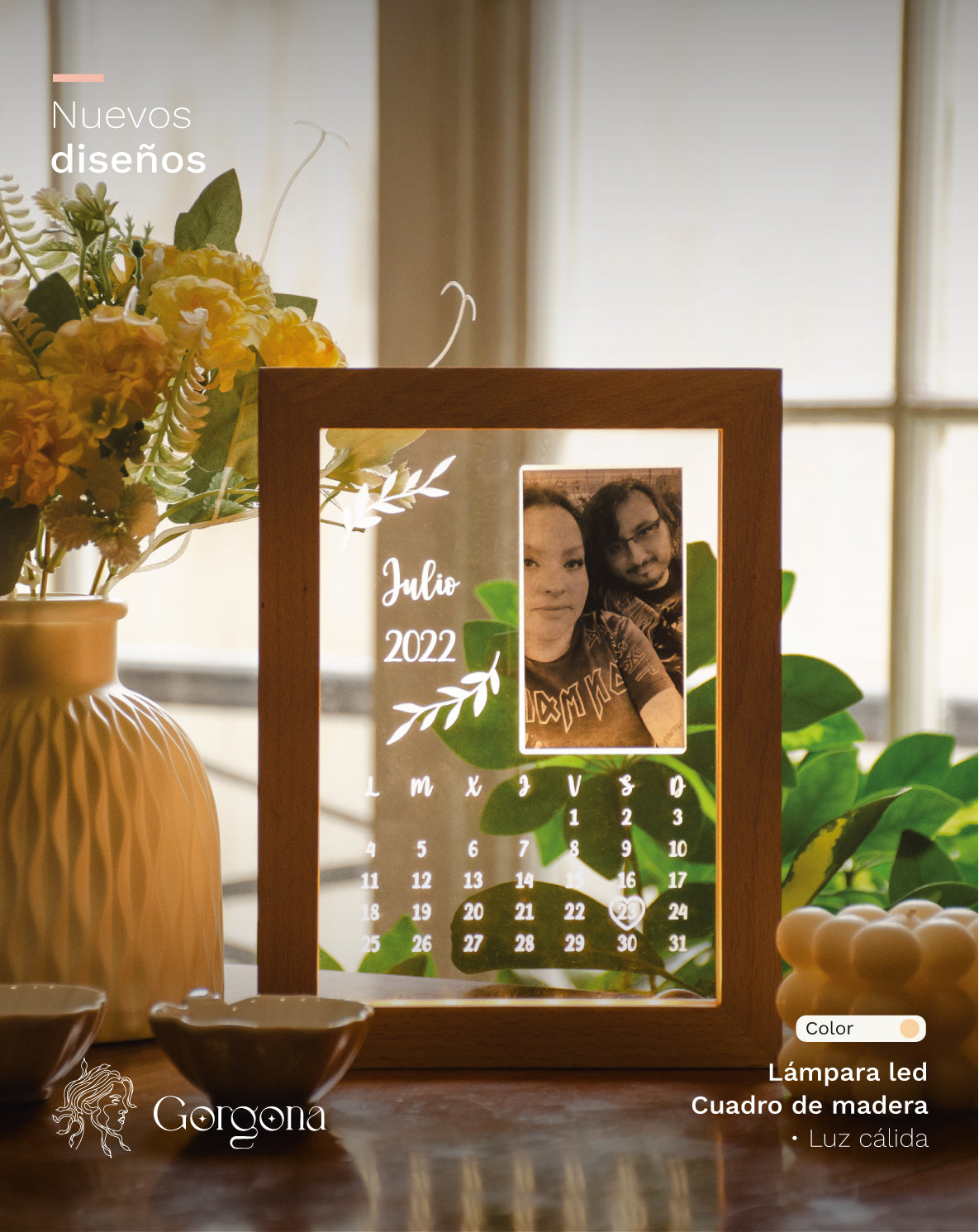 Marco Madera Calendario