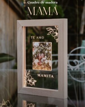 Cuadro Madera Mamá