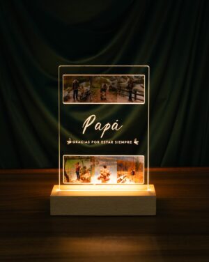 Base Madera Luz de Papá
