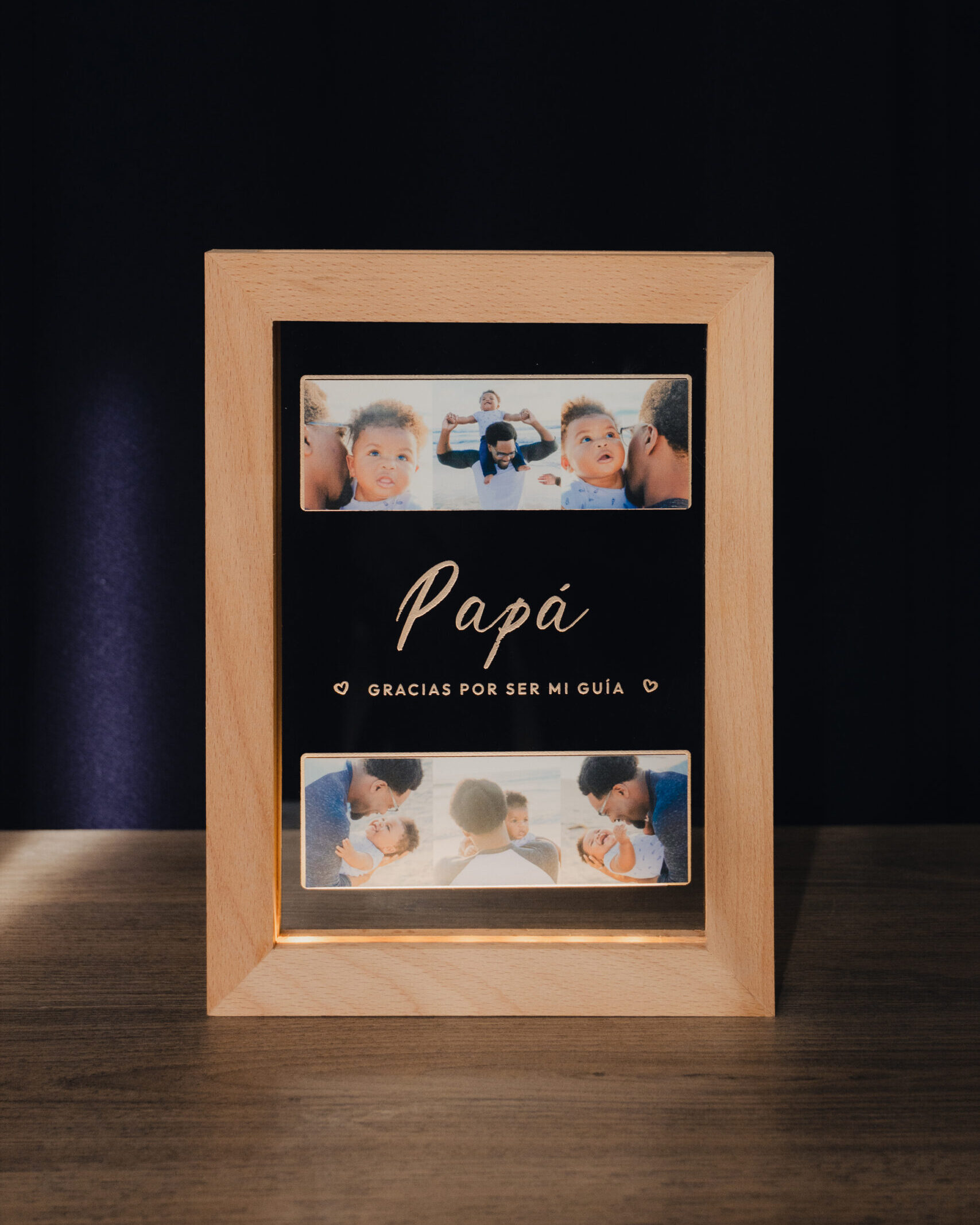 Cuadro Seis Fotos Papá
